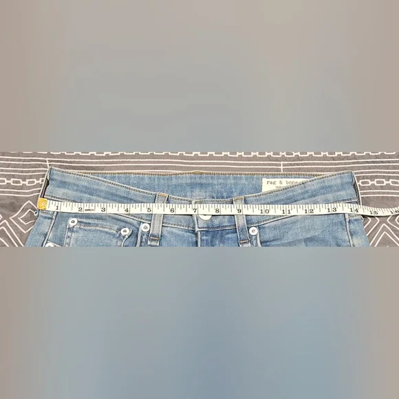 Rag & Bone Cate Midrise Ankle Skinny In Faded Camo Size 25 - Picture 5 of 9